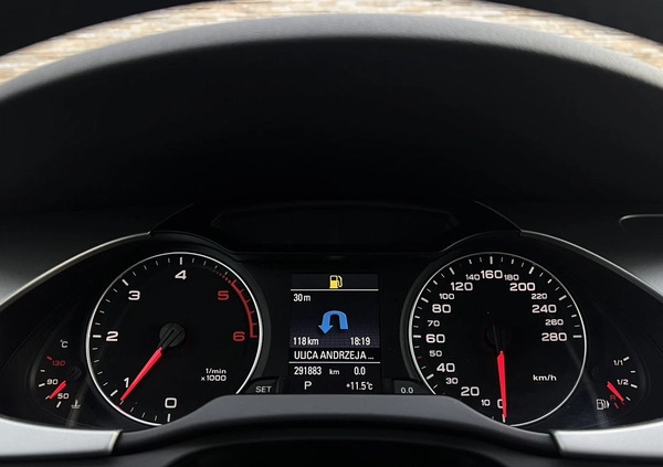 Audi A4 cena 25900 przebieg: 289000, rok produkcji 2010 z Pieszyce małe 436
